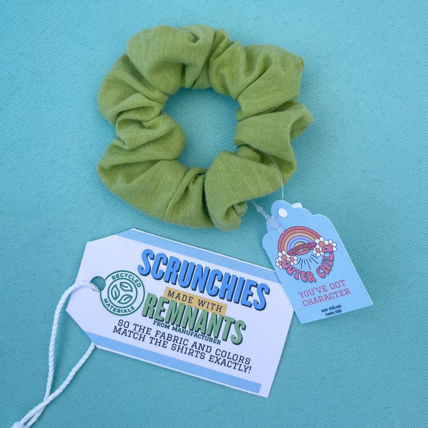 Lime Green Scrunchie