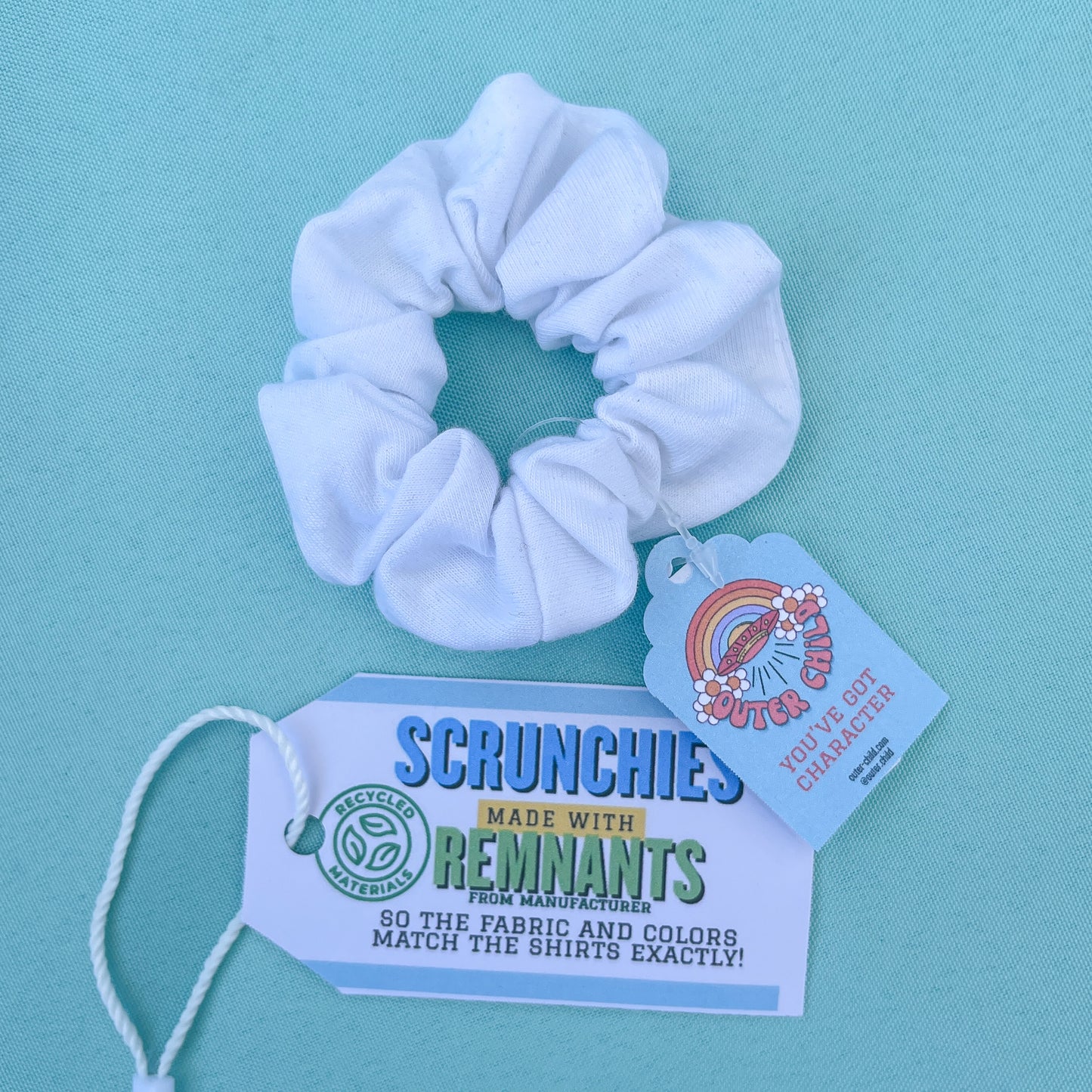 White Scrunchie
