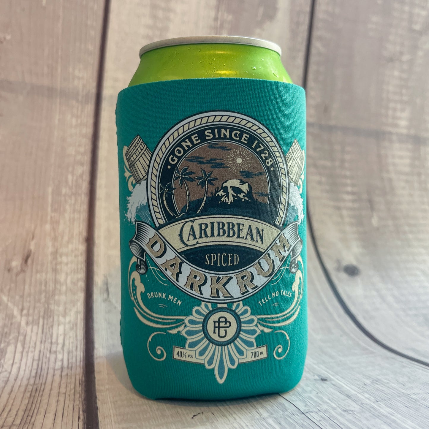 Caribbean Pirate Rum Can Sleeve