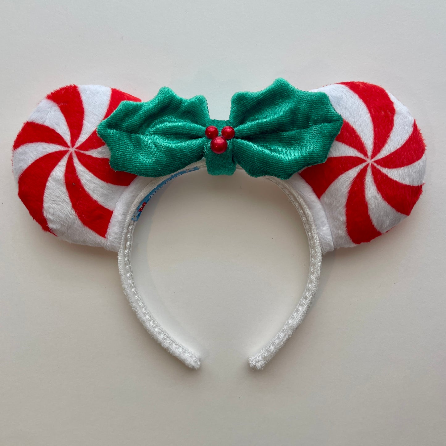 PepperMick Ears Holly Bow