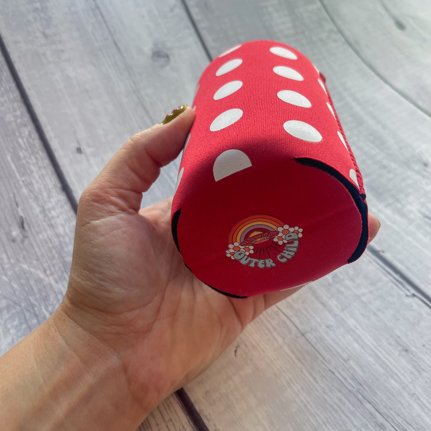 Polka Dot Can Sleeve