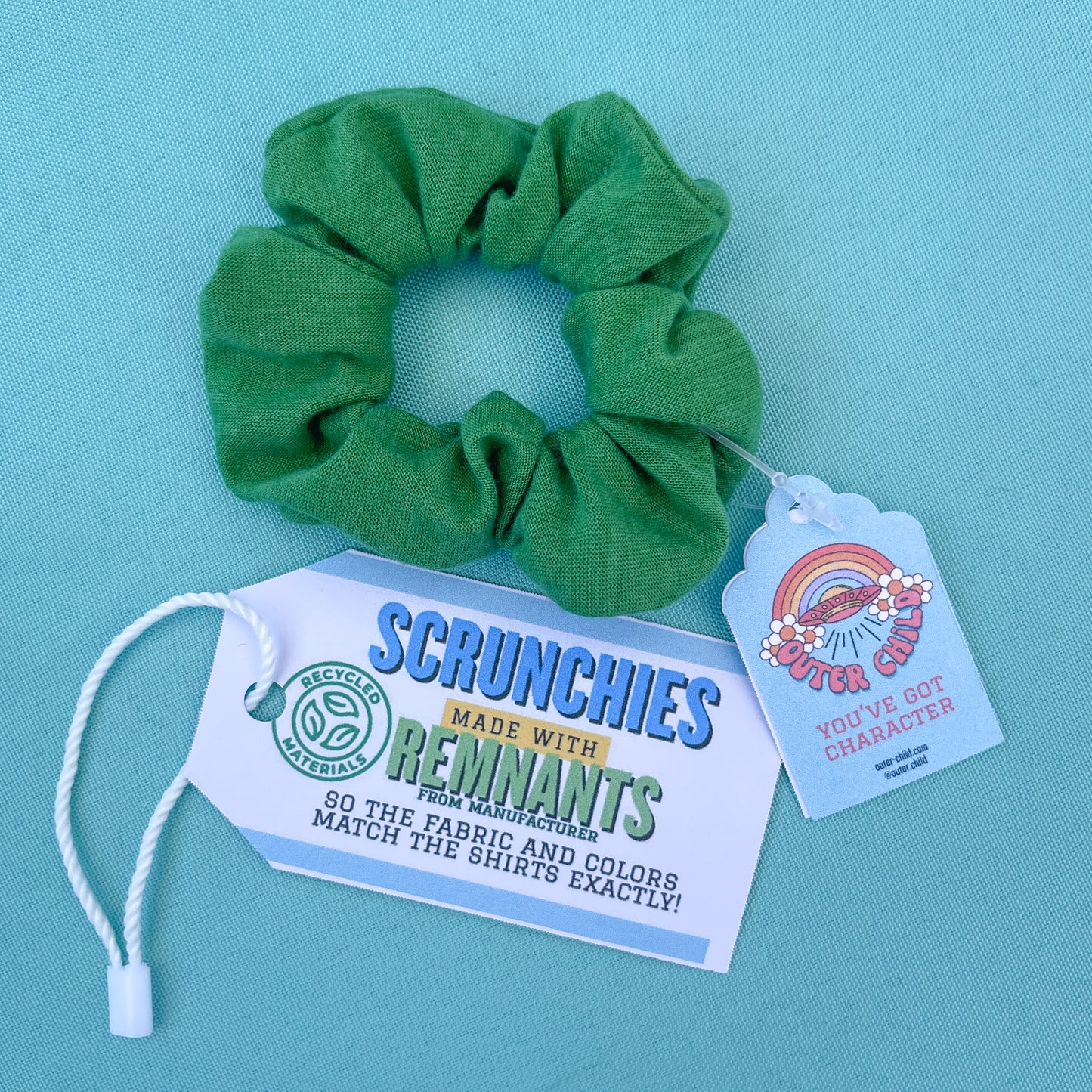 Kelly Green Scrunchie