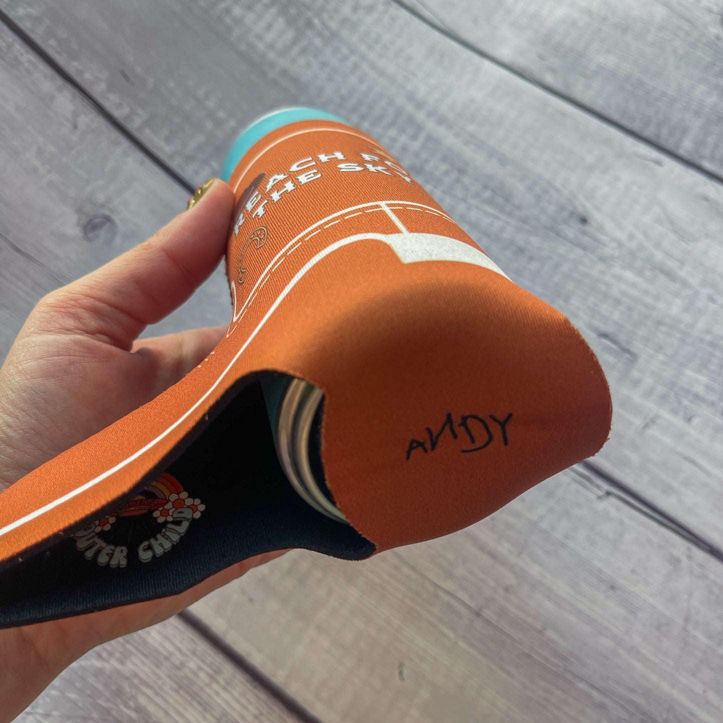 Reach for the Sky Boot Can Sleeve