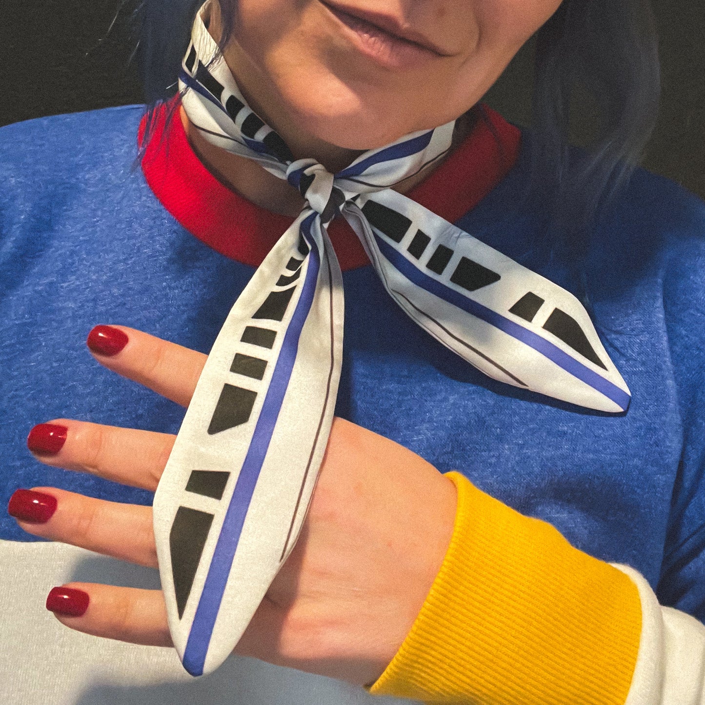 Monorail Silk Cotton Scarf