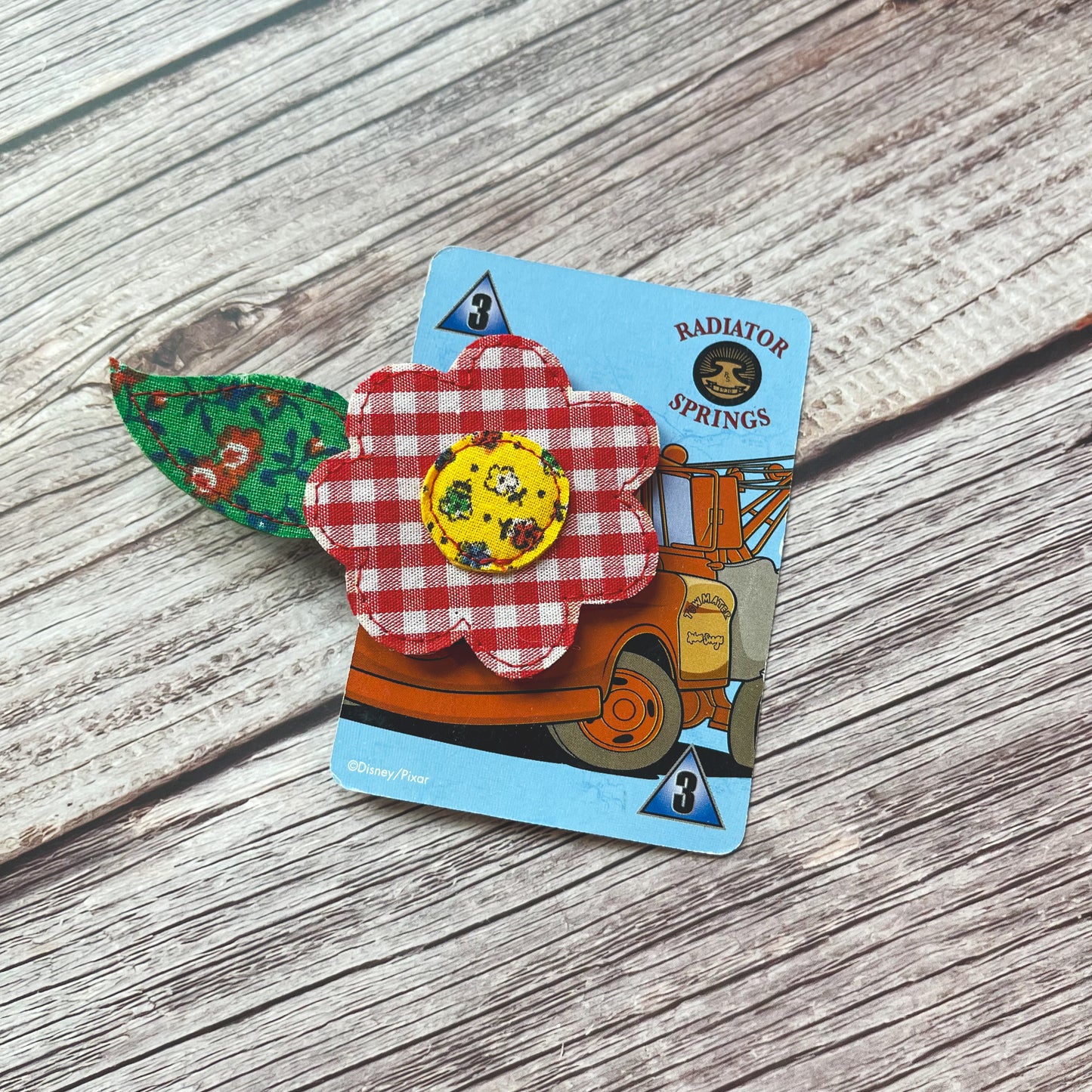 Patchwork Flower Power Handmade Hair Clip