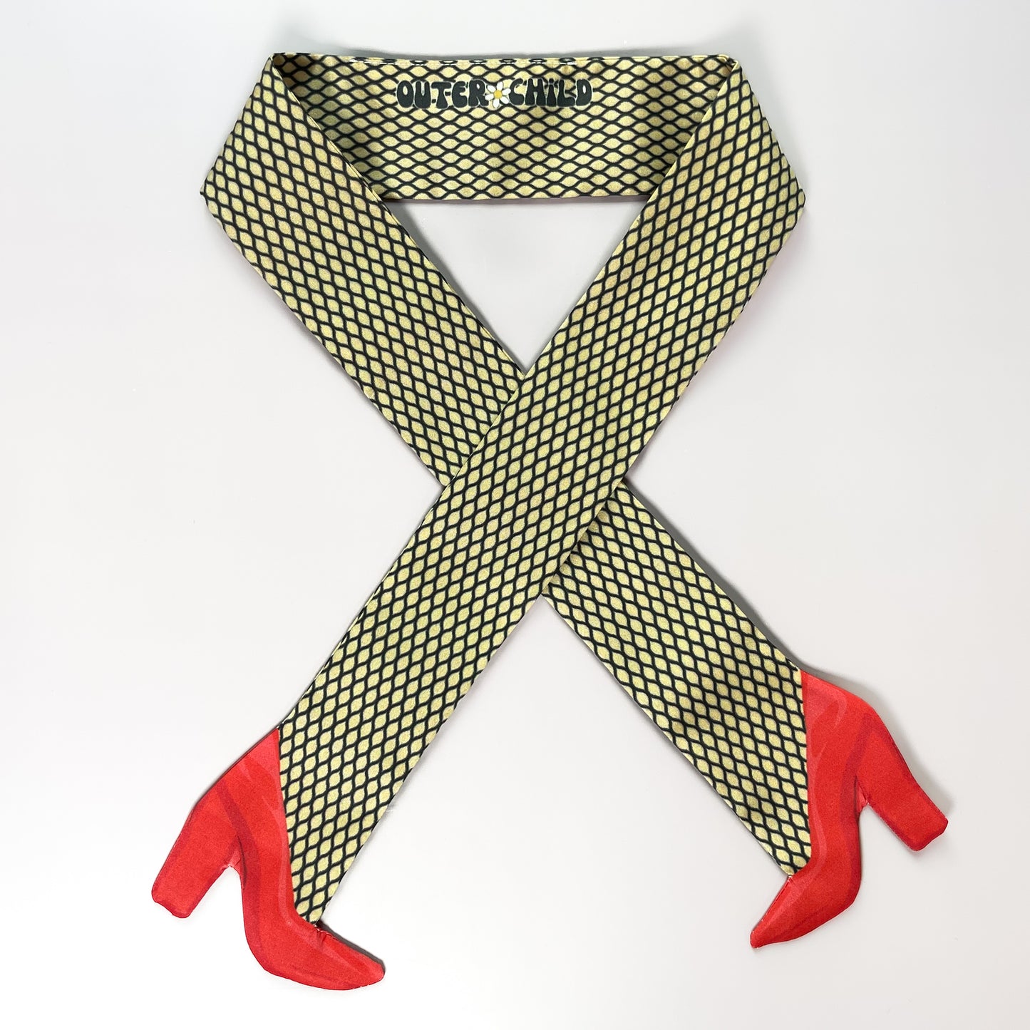 Fishnets and Heels Silk Cotton Scarf