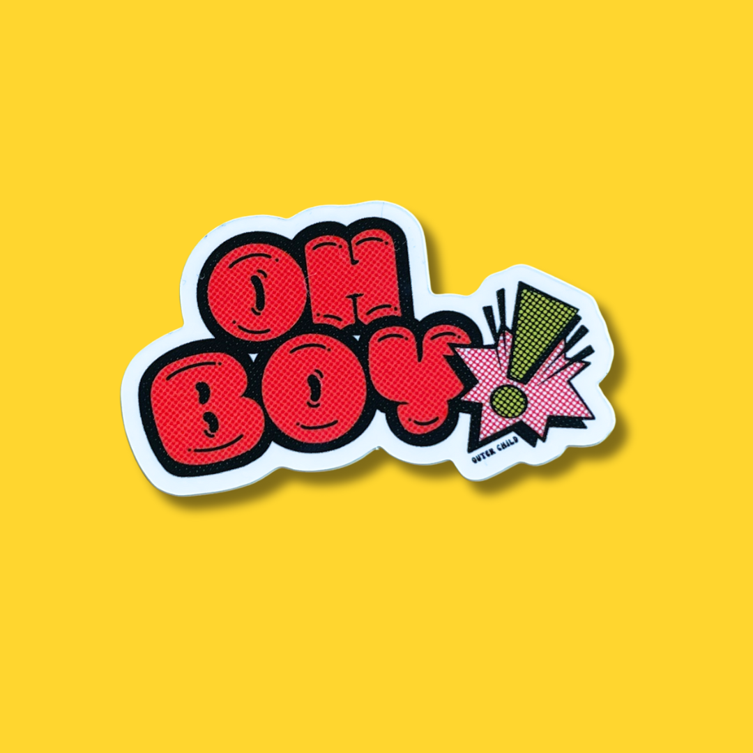 OH BOY! Vinyl Sticker