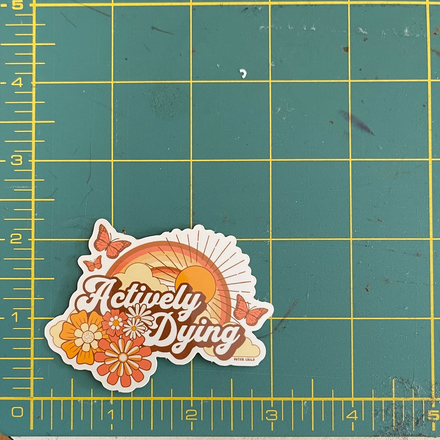 Actively Dying Sticker