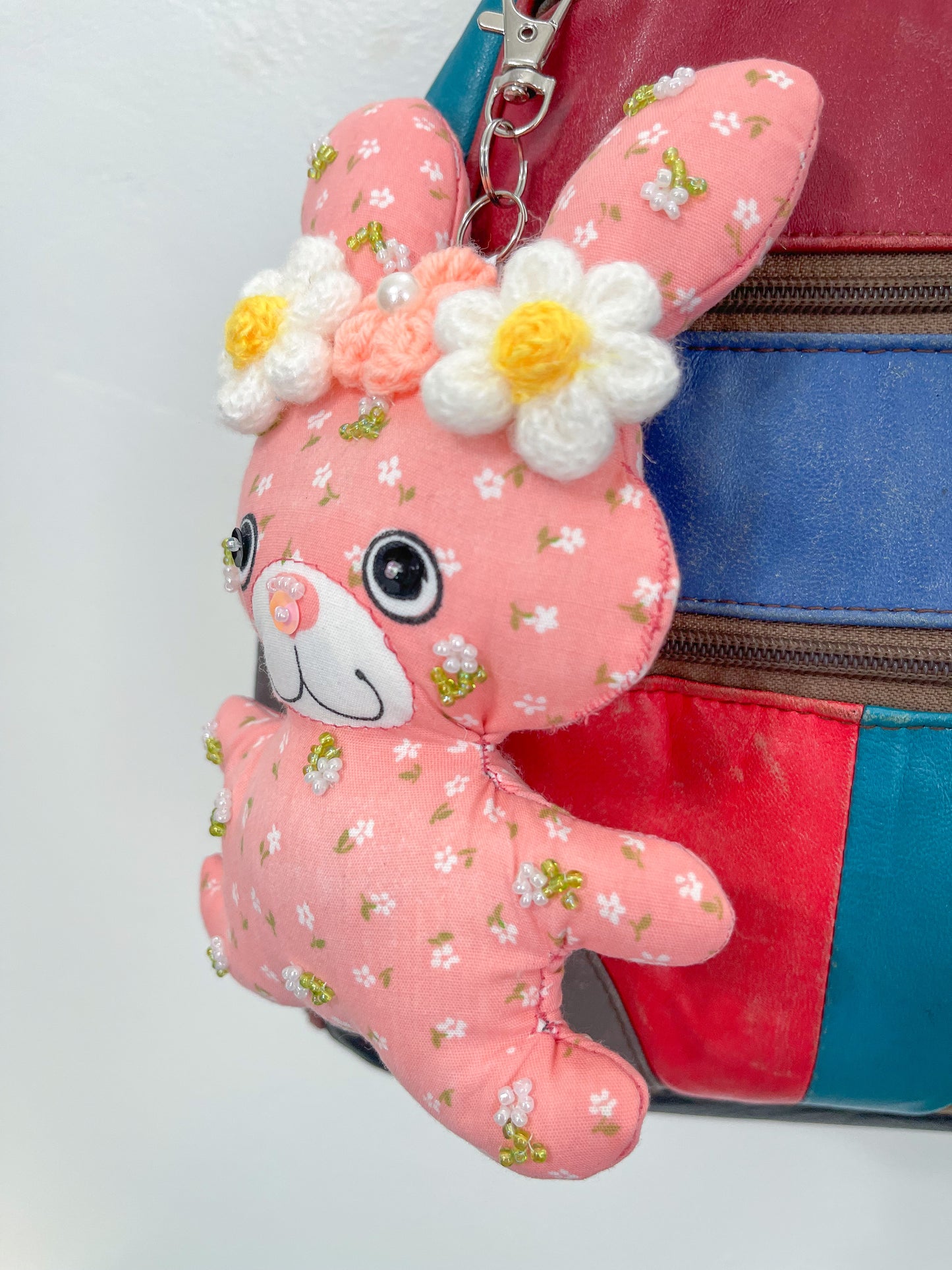 Bianca - Vintage Bunny Bag Charm