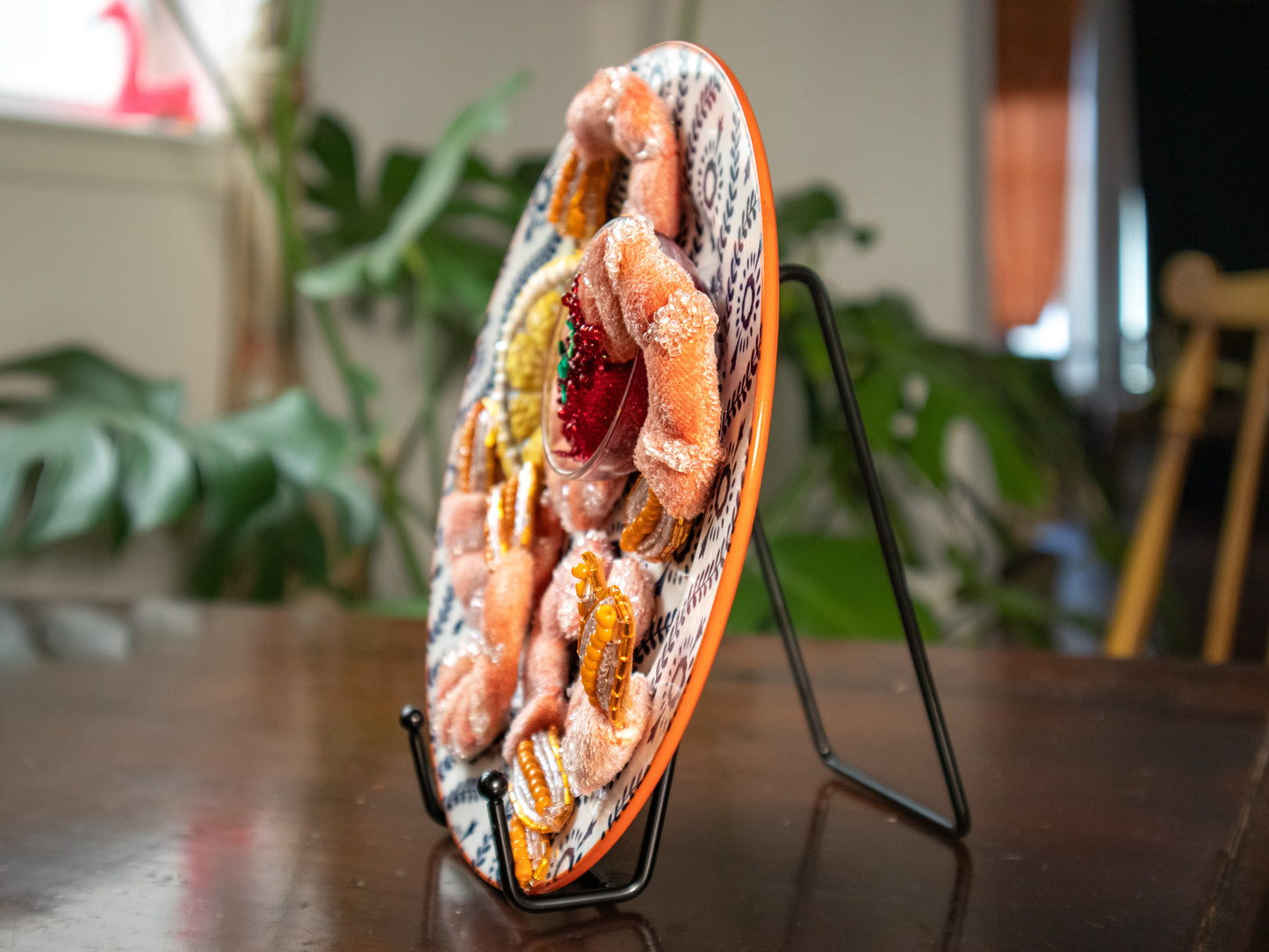 Shrimp Heaven, when? Shrimp Heaven, NOW! Semi-realistic food art on a plate