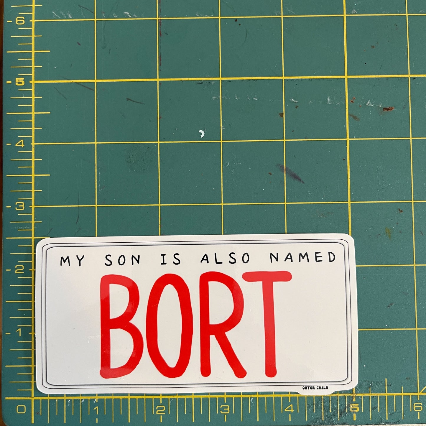 Bort Sticker - Large (Bumper Sticker)