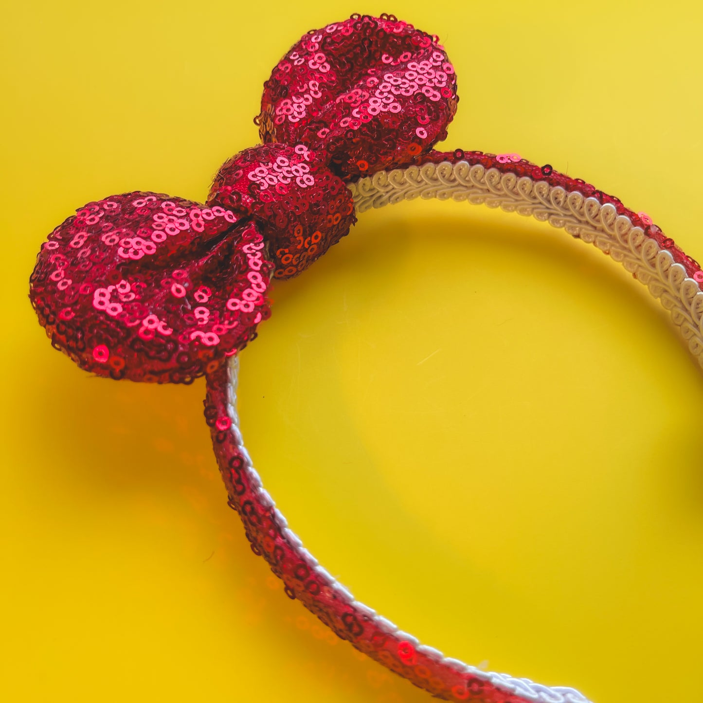 Red Sequin KnotEars Headband