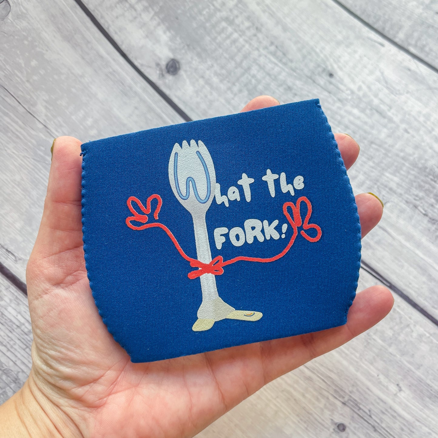 What The Fork!  Wine Glass Sleeve