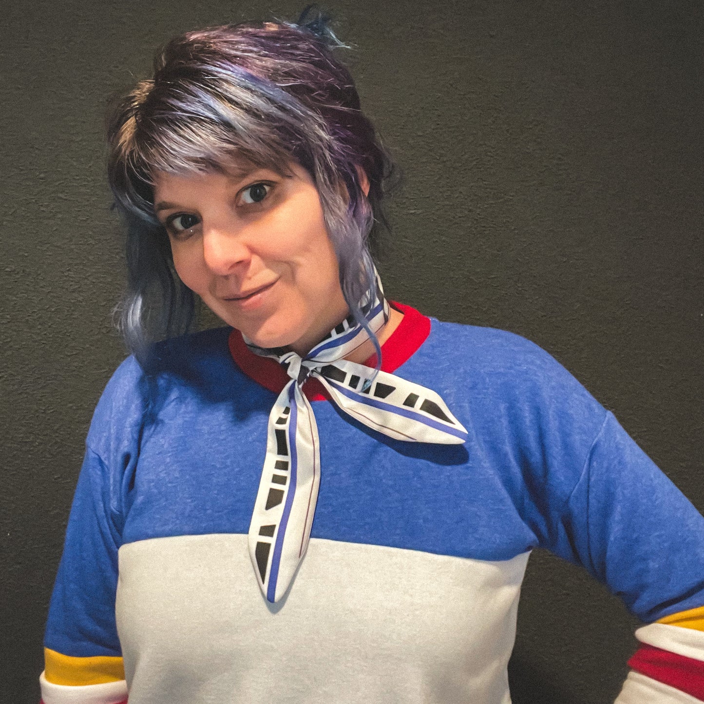 Monorail Silk Cotton Scarf