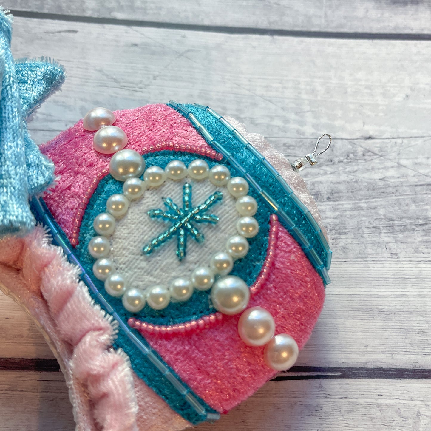 Hand Beaded Pastel Ornament Mouse Ear Headband