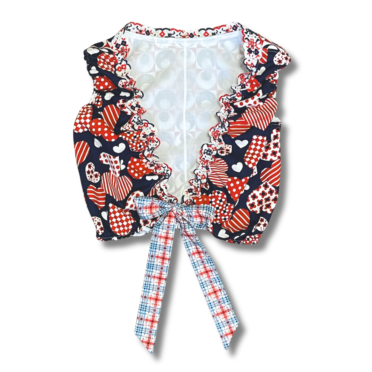 60s Summer Reversible Tie Tank - Size M