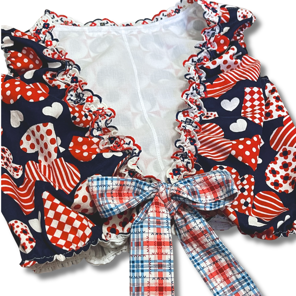 60s Summer Reversible Tie Tank - Size M