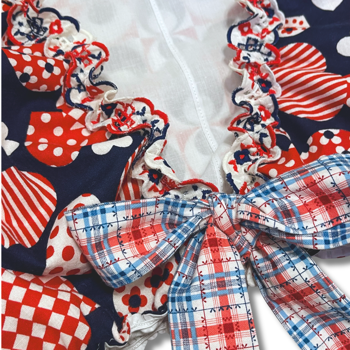 60s Summer Reversible Tie Tank - Size M