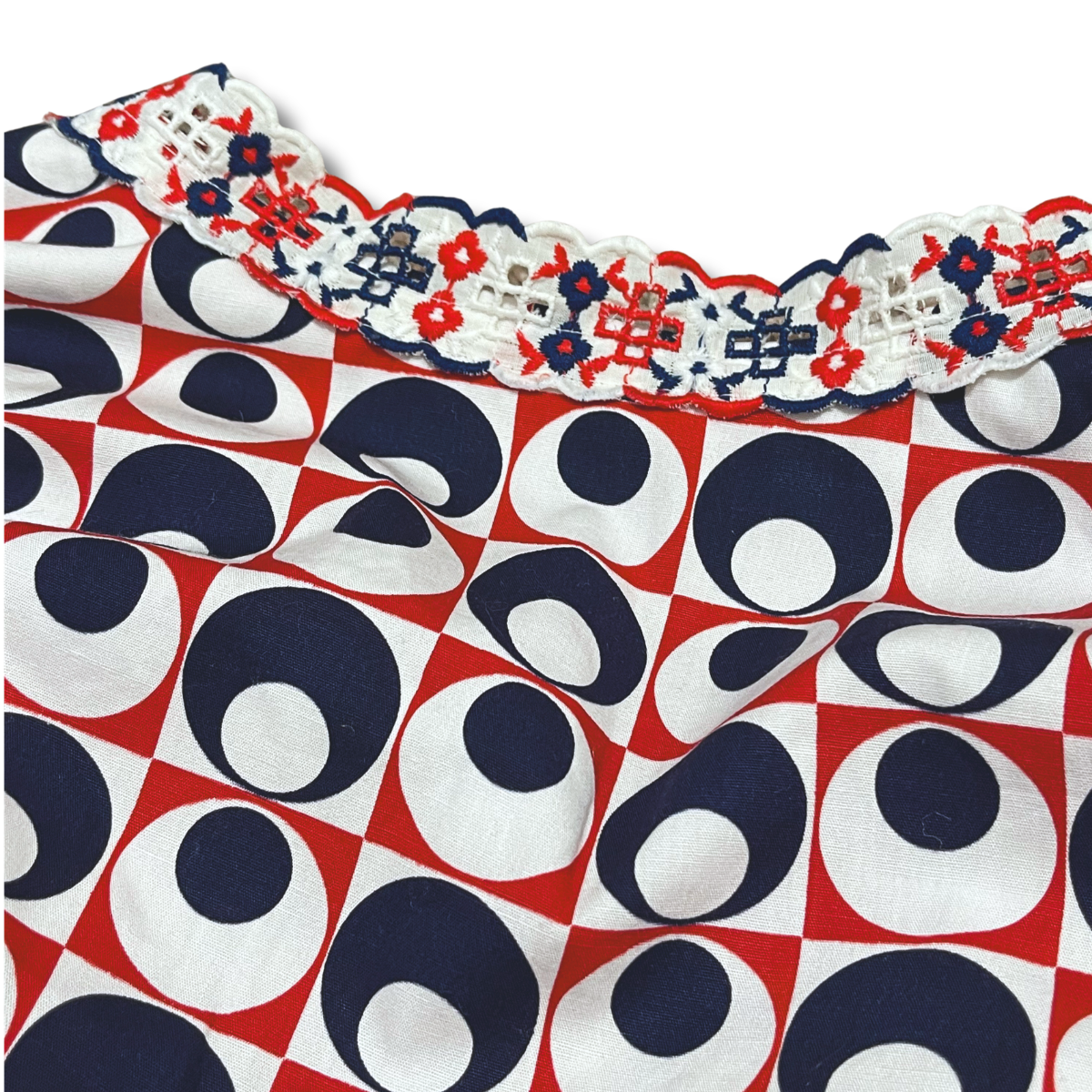 60s Summer Reversible Tie Tank - Size M