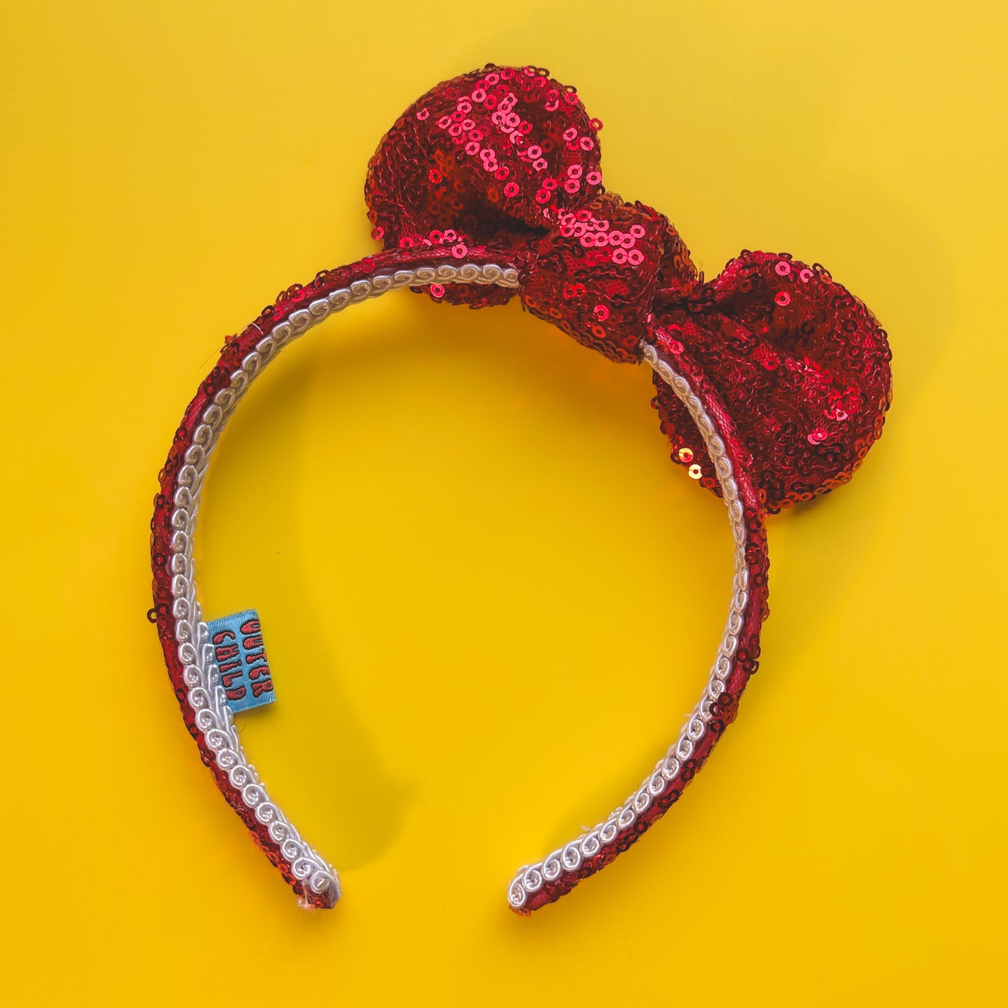 Red Sequin KnotEars Headband