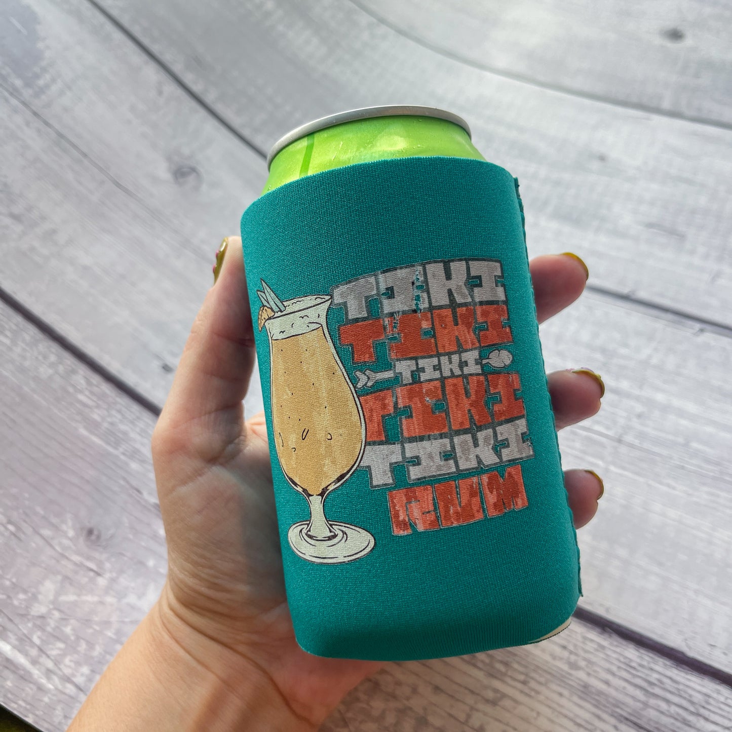 Tiki Rum Can Sleeve