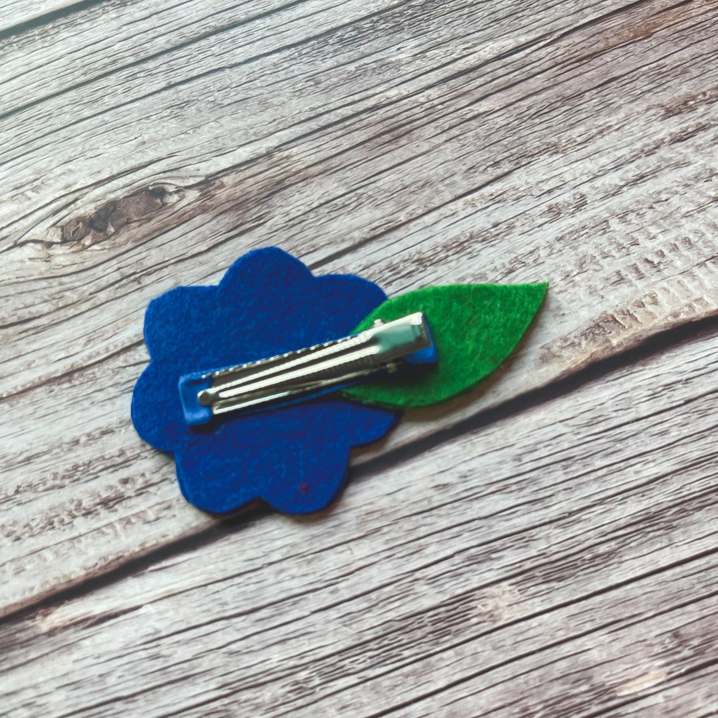 Patchwork Flower Power Handmade Hair Clip