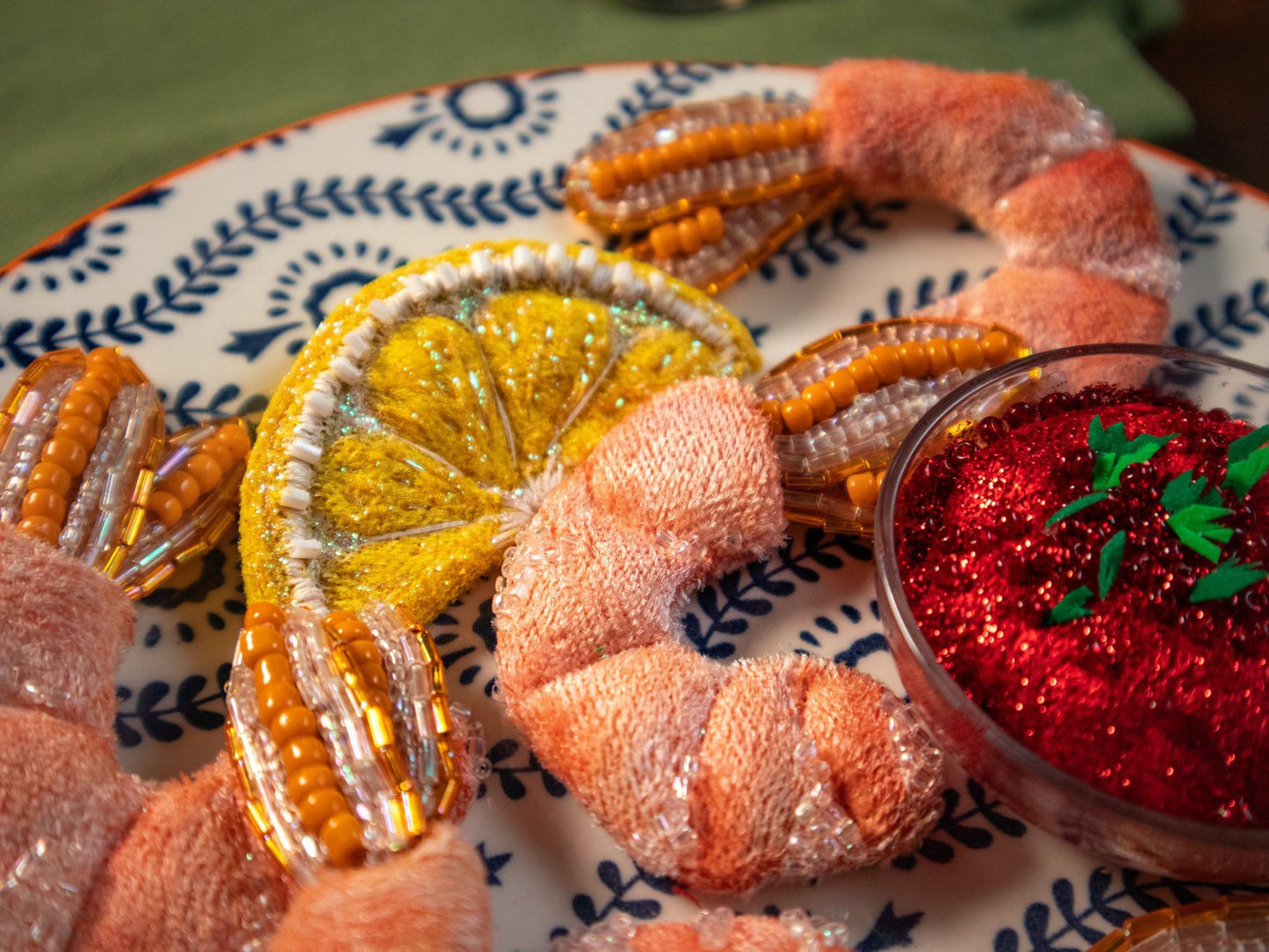 Shrimp Heaven, when? Shrimp Heaven, NOW! Semi-realistic food art on a plate