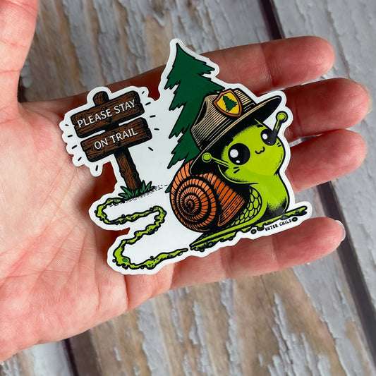 Snail Trail Sticker