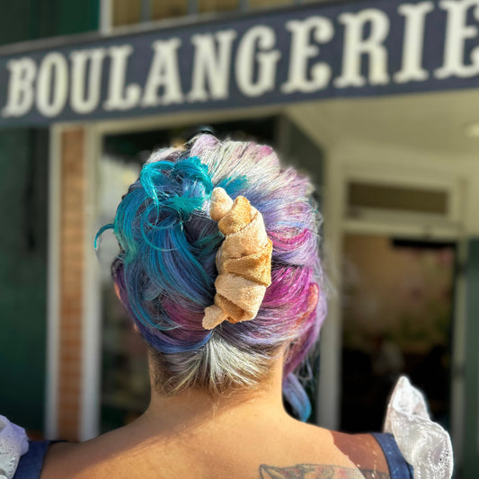French Twist Interchangeable Hair Tie/Clip Croissant