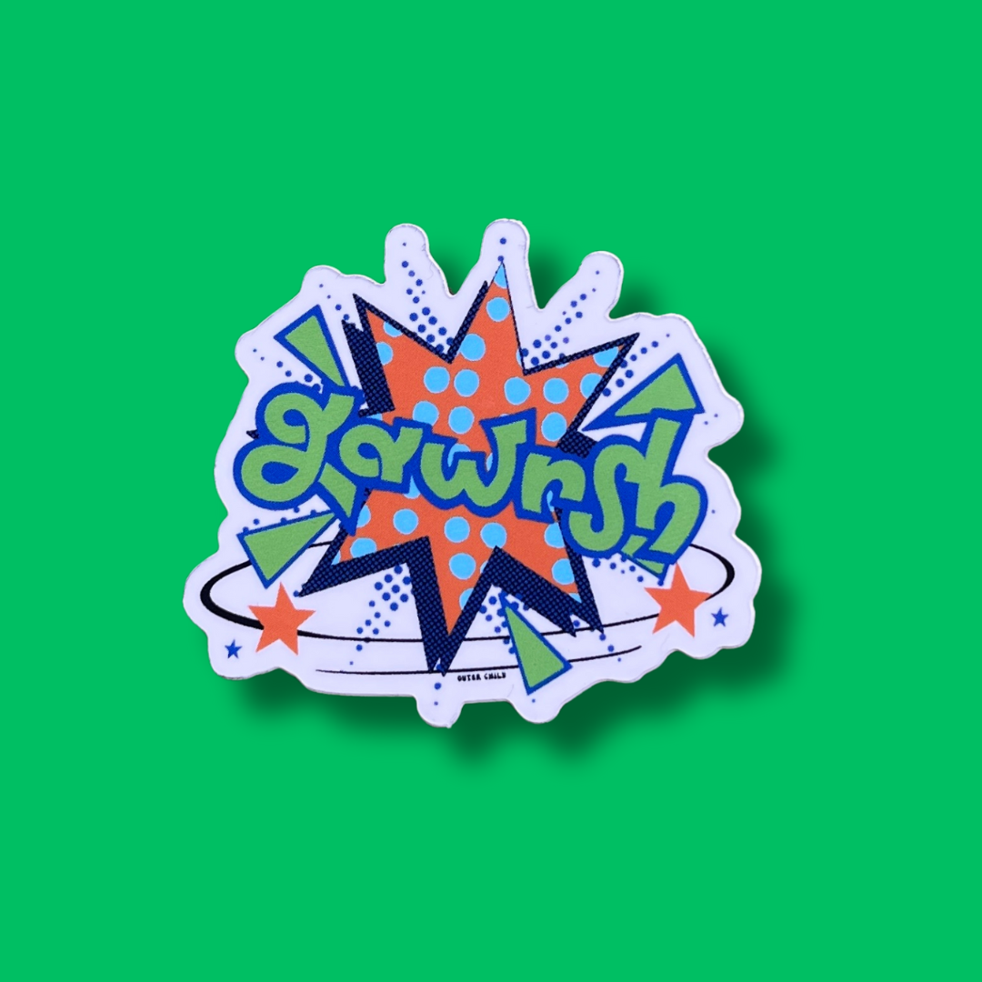 gawrsh! Vinyl Sticker