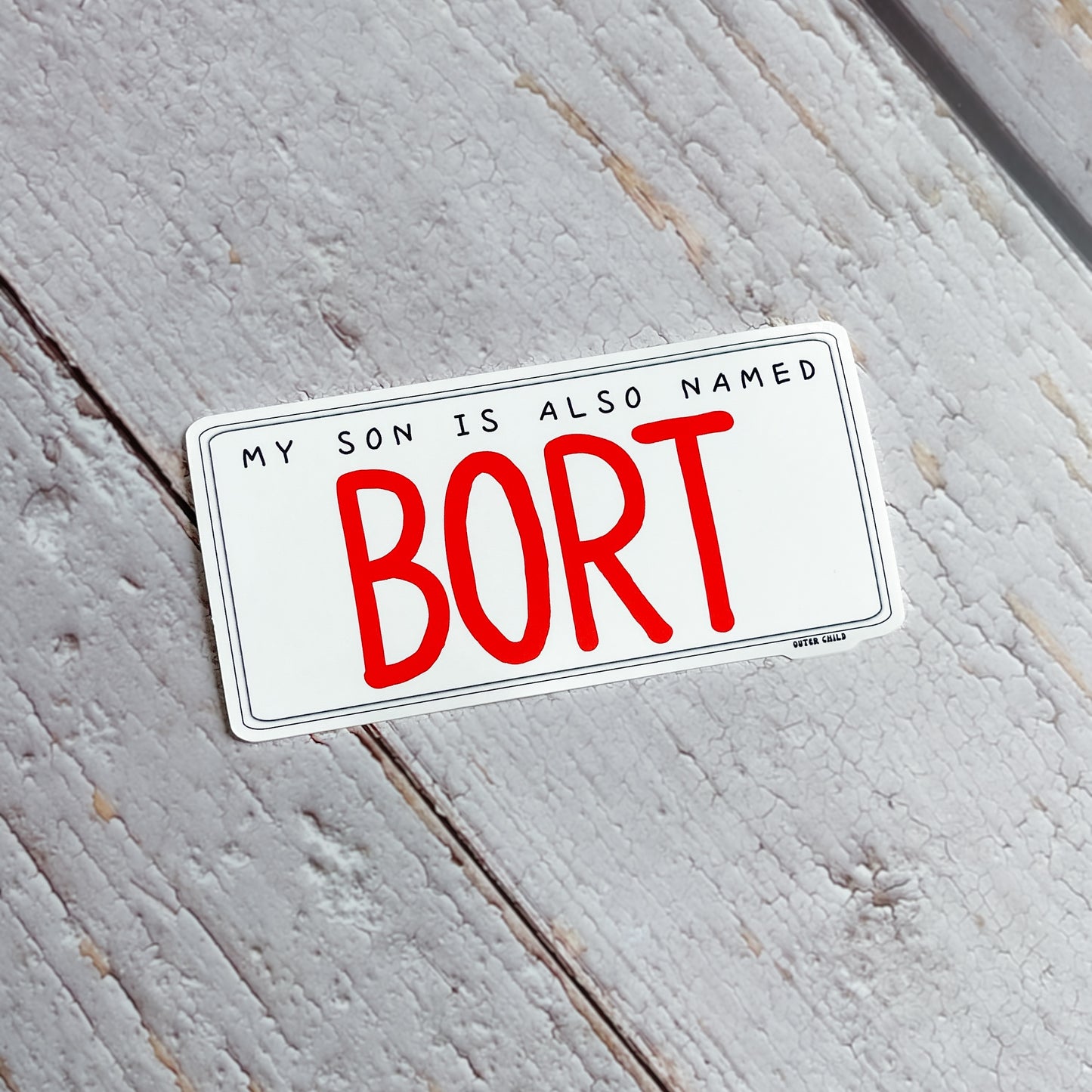 Bort Sticker - Large (Bumper Sticker)