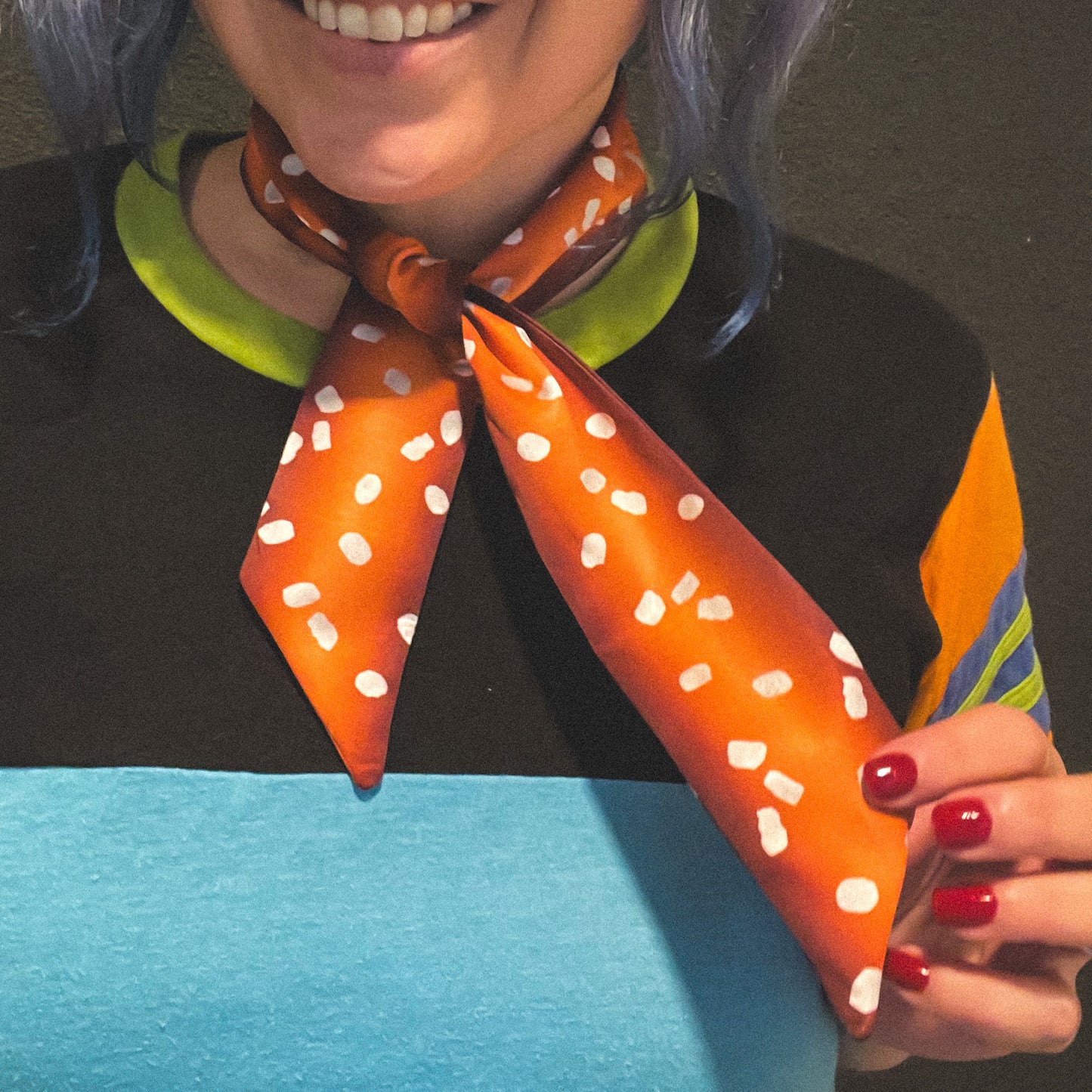 Pretzel Silk Cotton Scarf