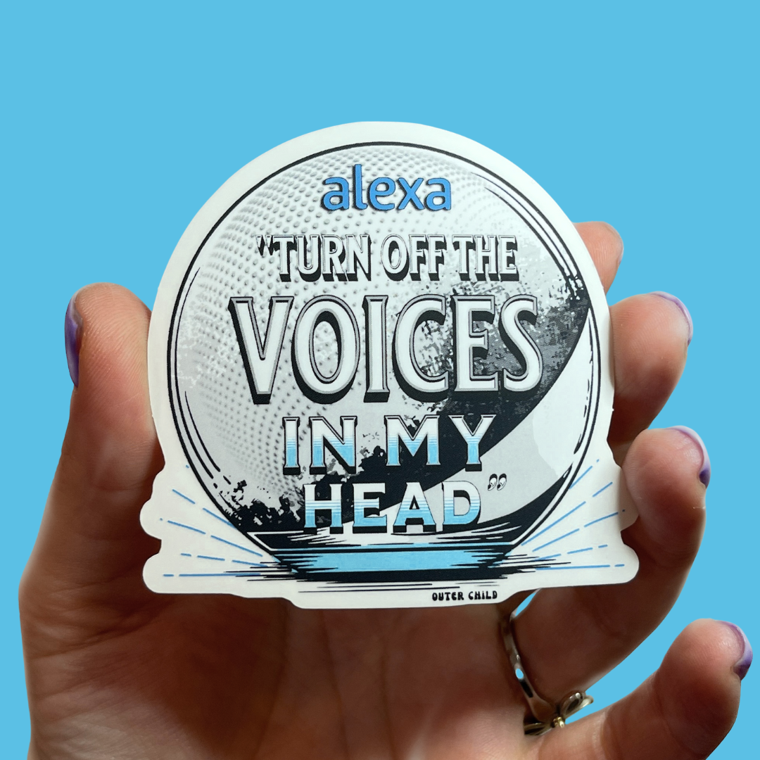 Voices in my Head Sticker