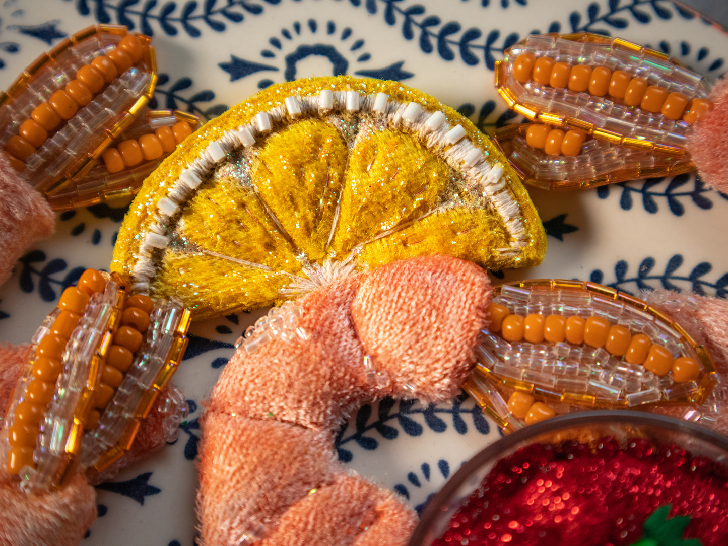 Shrimp Heaven, when? Shrimp Heaven, NOW! Semi-realistic food art on a plate