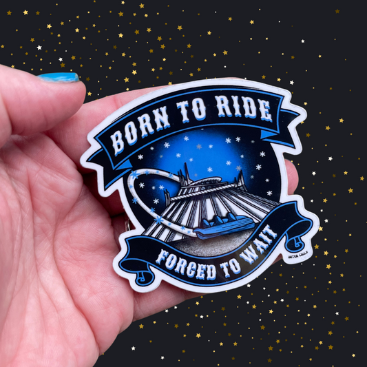 Born to Ride, Forced to Wait - Space Mountain