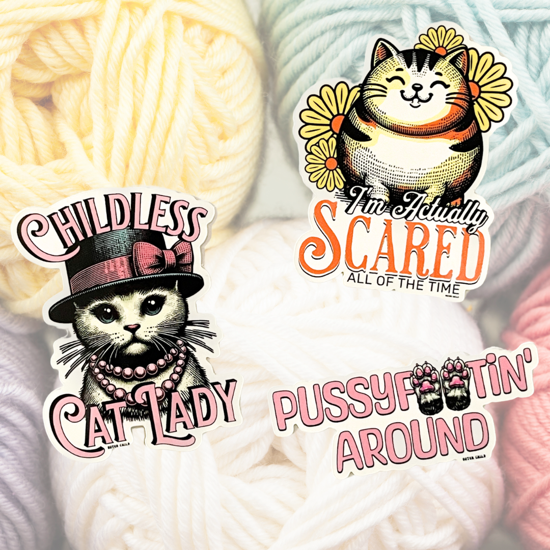 Cat Pack Sticker Set