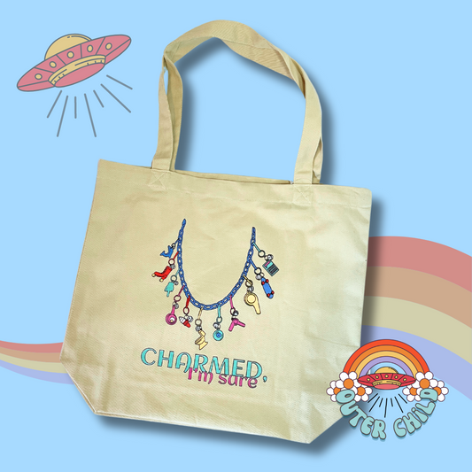 Charmed, I'm Sure Organic Cotton Eco Tote Bag