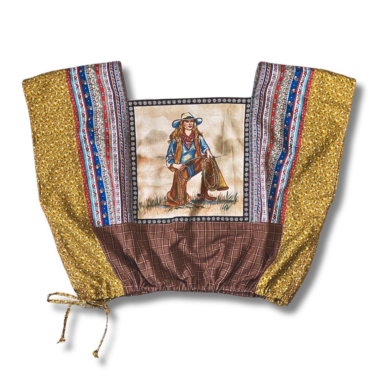 Cowgirl Boxy Crop Top - Size L/XL