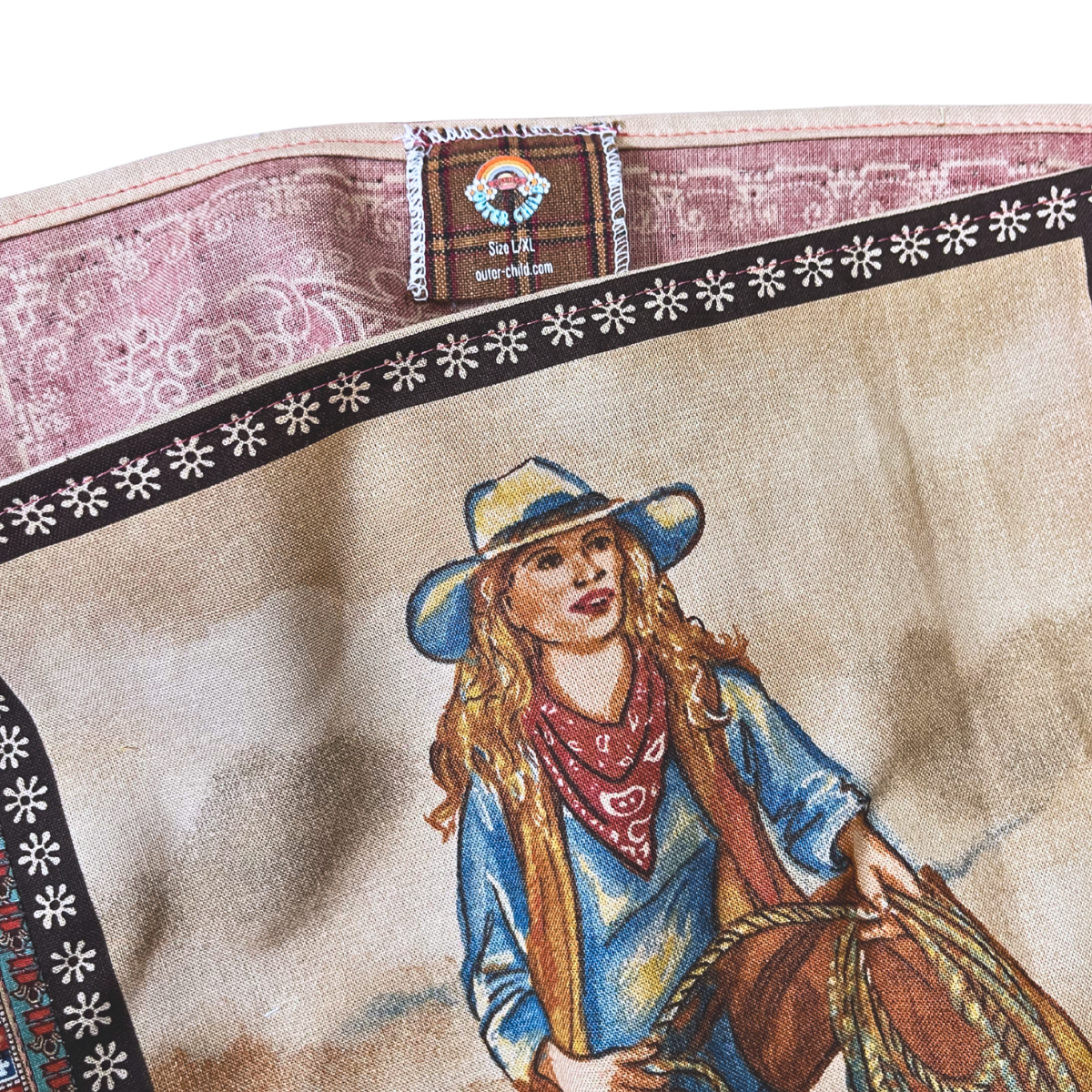 Cowgirl Boxy Crop Top - Size L/XL