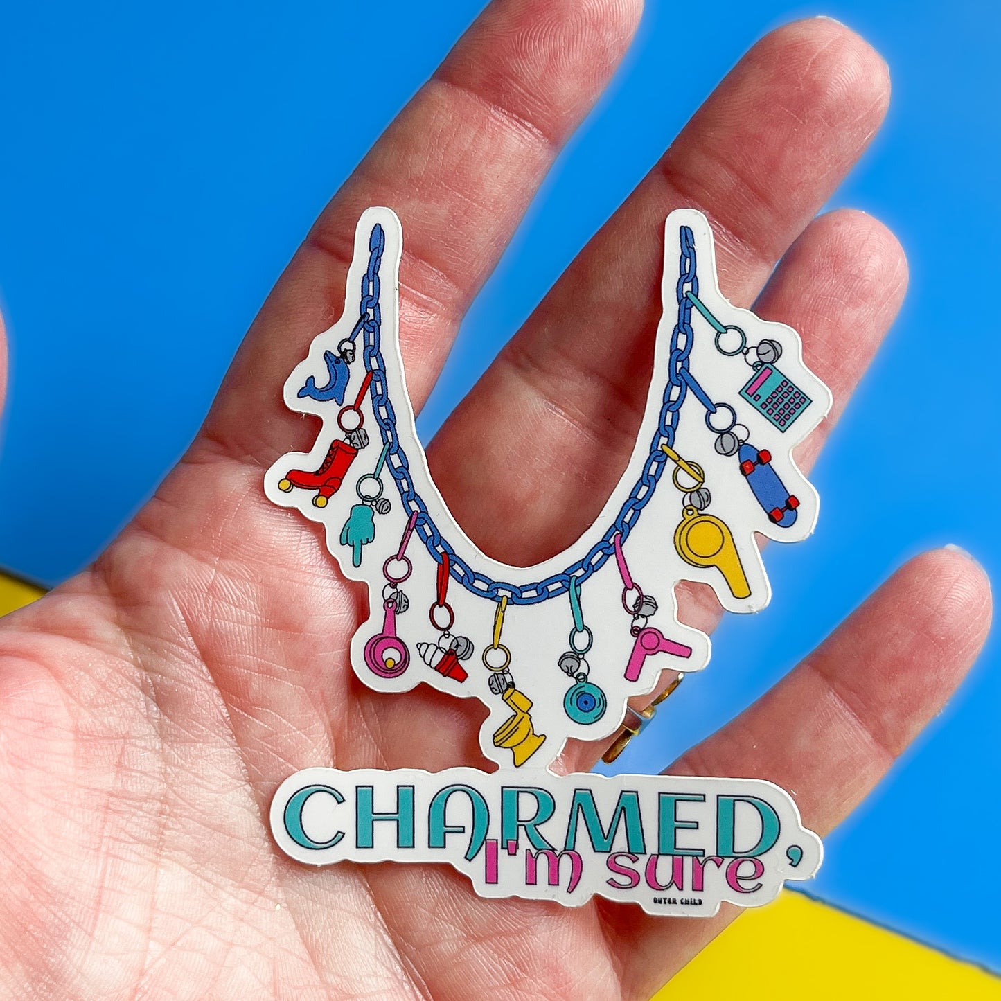 Charmed, I'm Sure Necklace Sticker