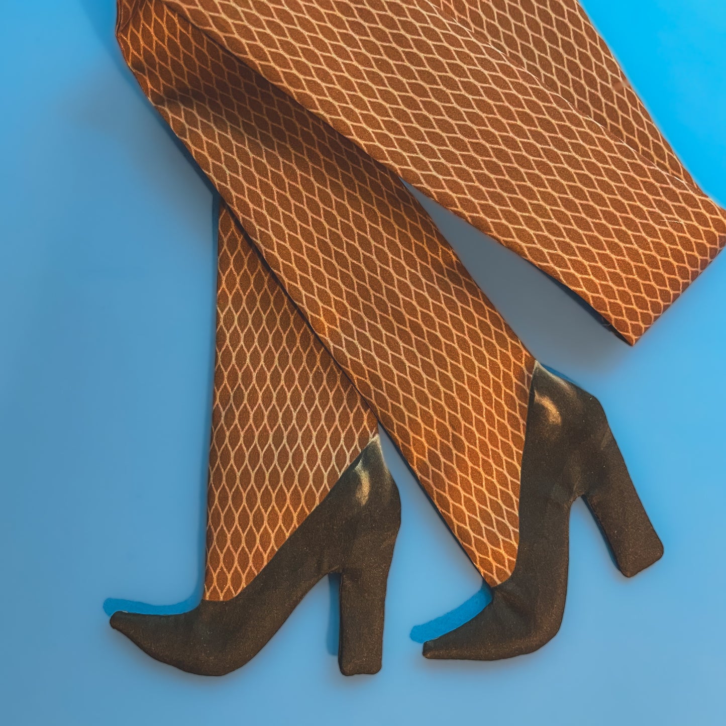Fishnets and Heels Silk Cotton Scarf