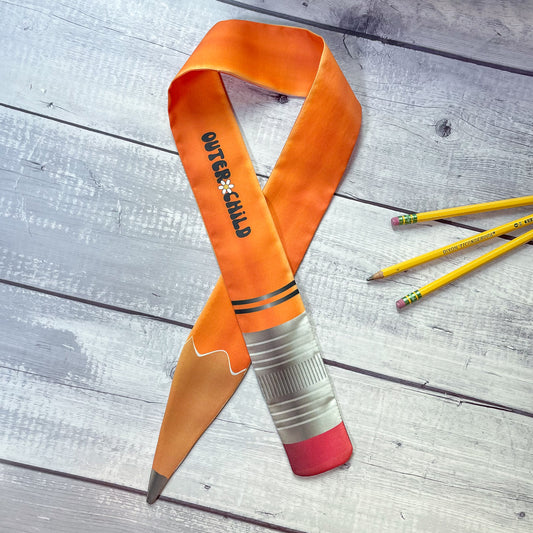 PRE-ORDER Pencil Silk Cotton Scarf