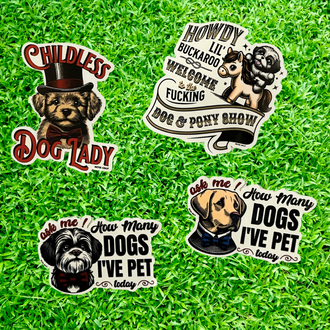 Dog Pack Sticker Set