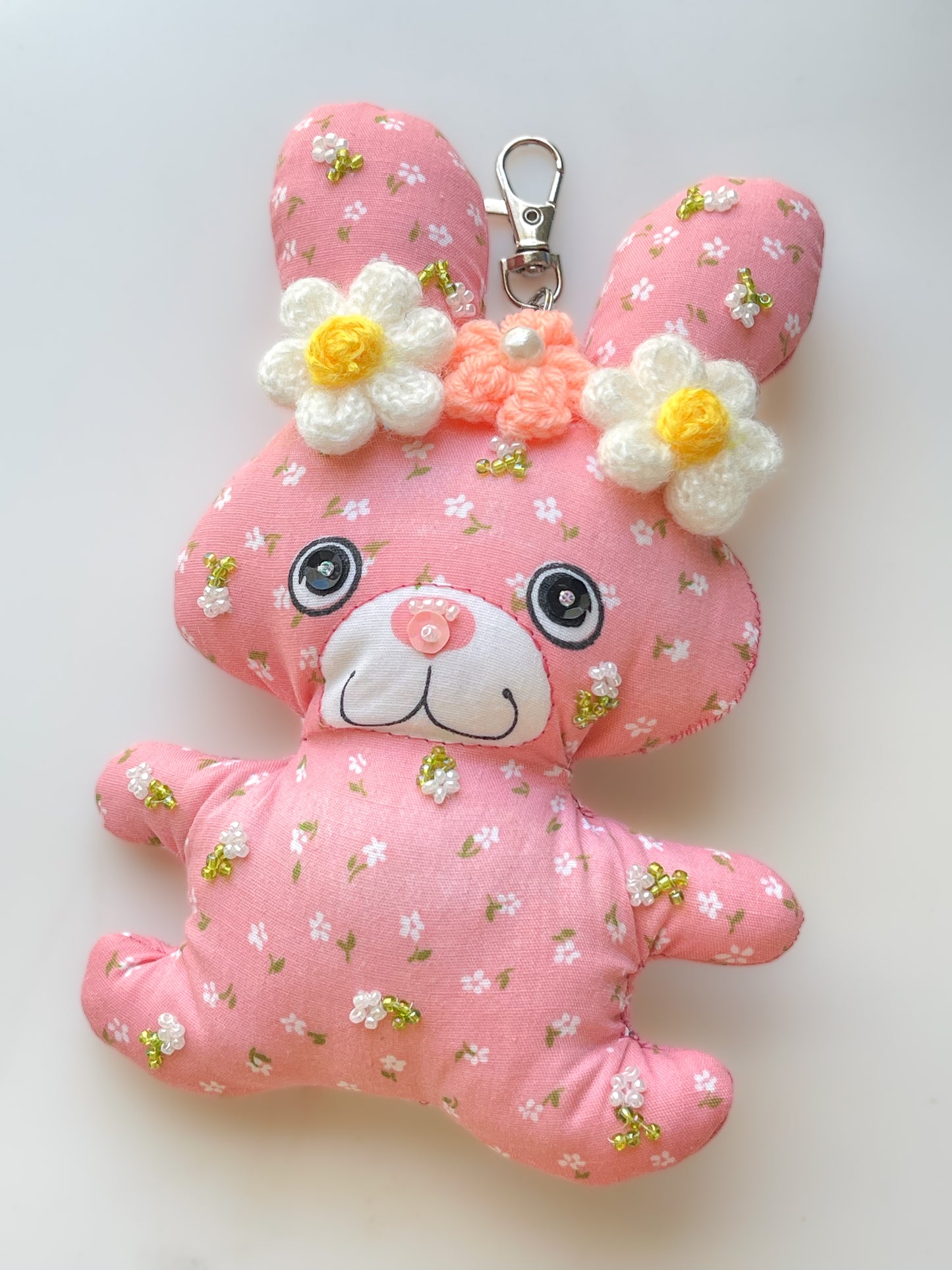 Bianca - Vintage Bunny Bag Charm
