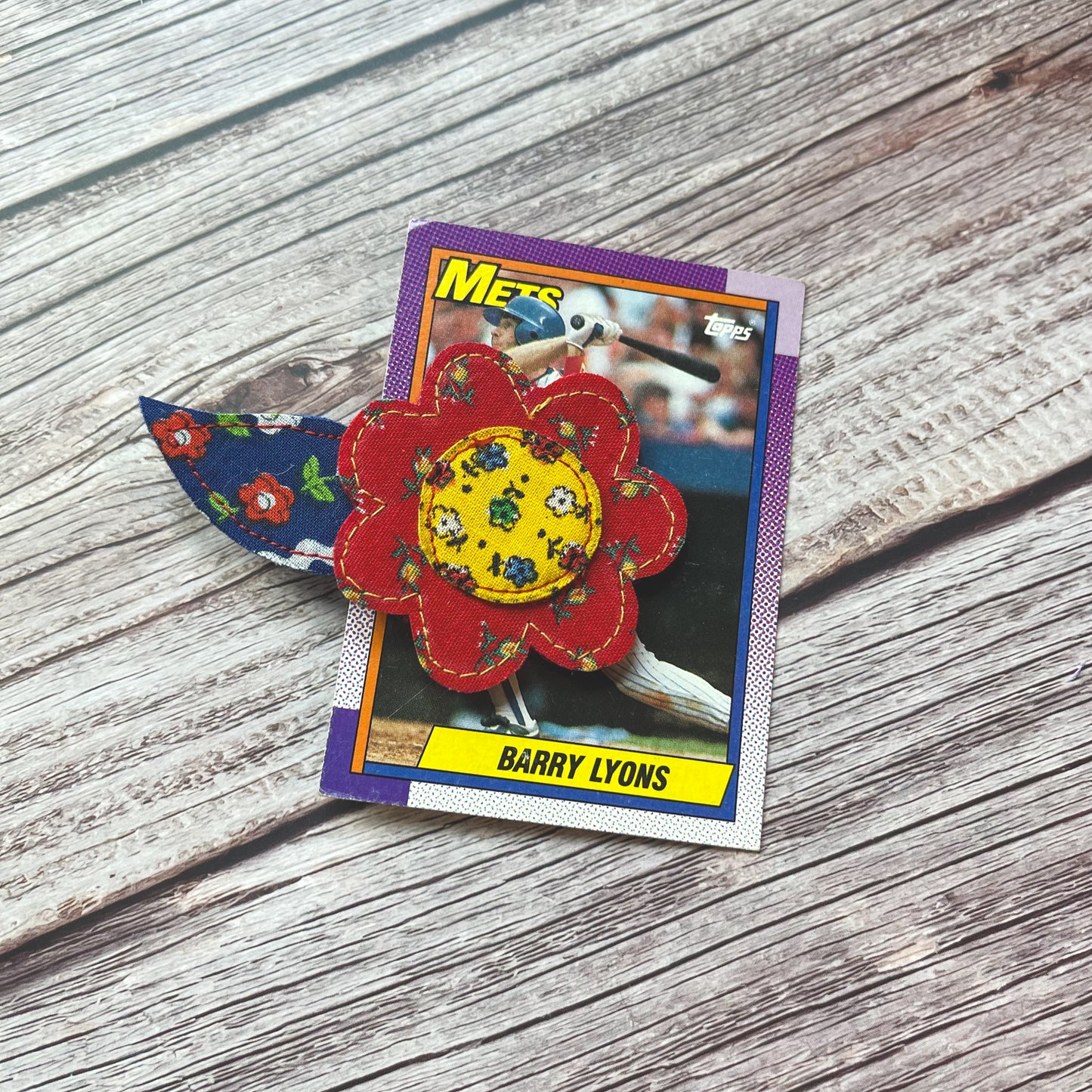 Patchwork Flower Power Handmade Hair Clip