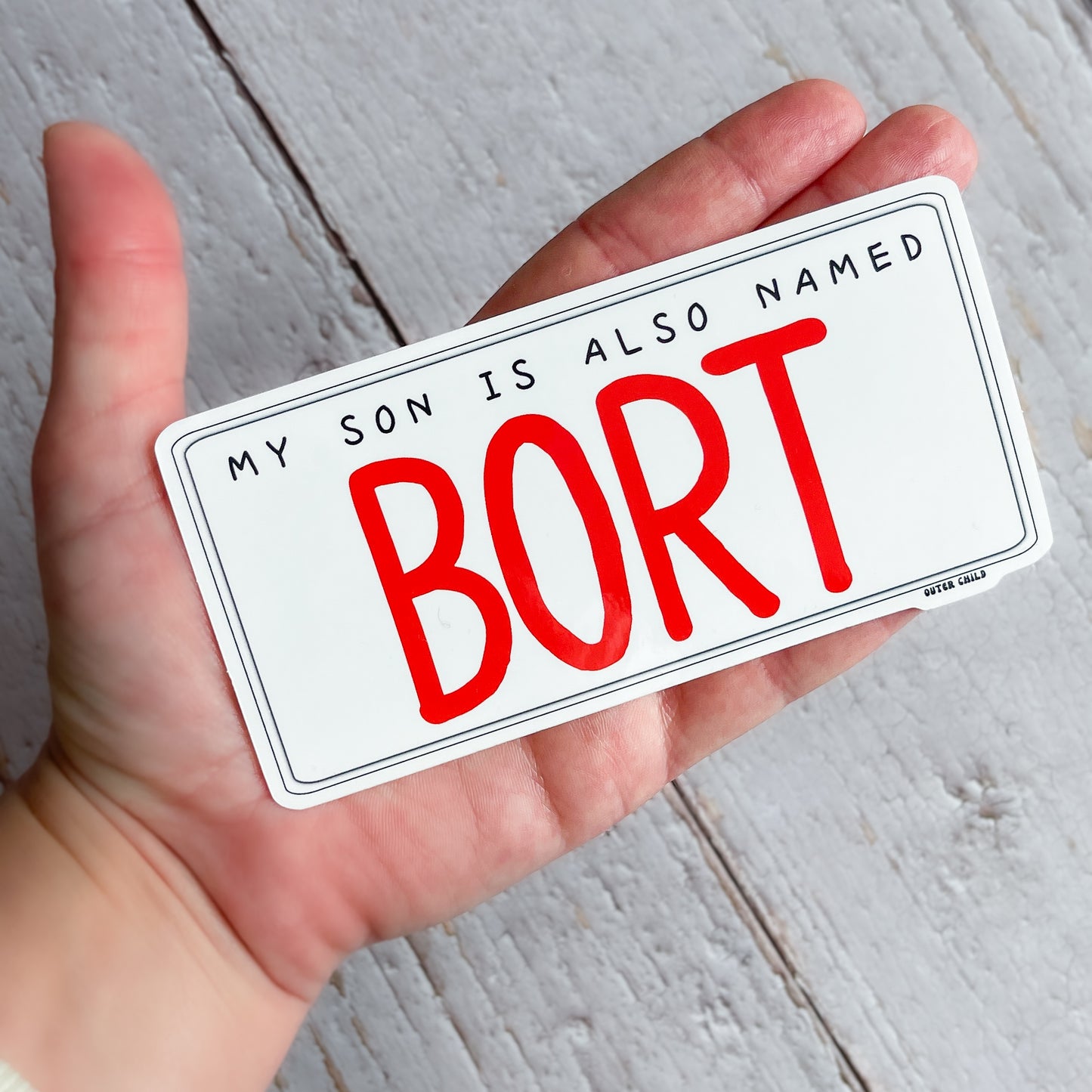 Bort Sticker - Large (Bumper Sticker)