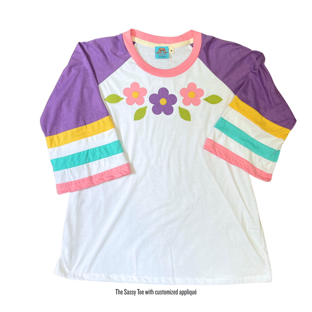 Applique Customization for You've Got Character Tee or Sweatshirt