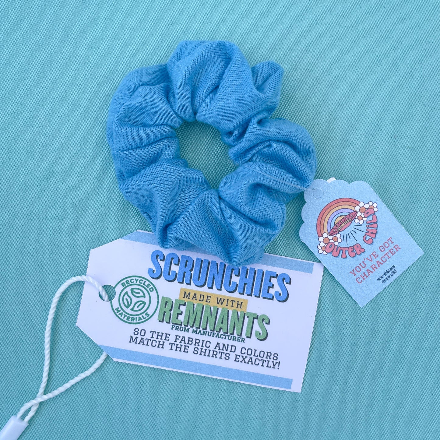 Ocean Blue Scrunchie