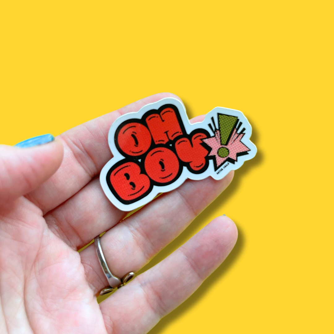 OH BOY! Vinyl Sticker