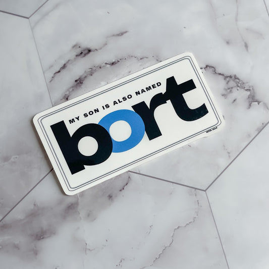 Bort Takes BART Sticker